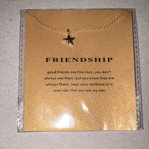 Gold Star Pendant Necklace